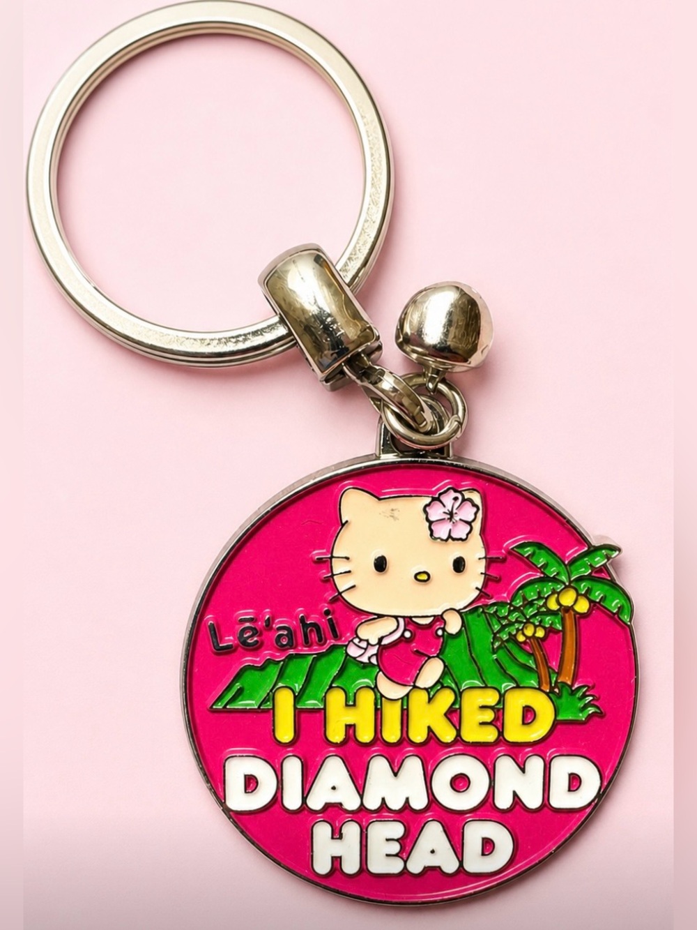 Hawaiian Hello Kitty 'I Hiked Diamond Head" Keychain RARE